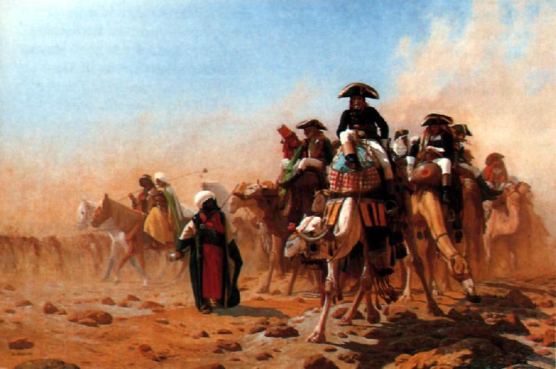 Jean Leon Gerome Napoleon and his General Staff in Egypt China oil painting art